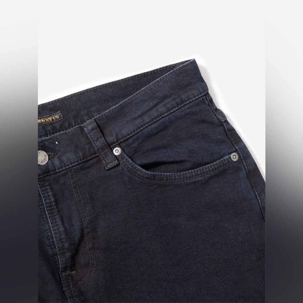 Nudie Jeans Tight Terry Rumbling Black 30x30 - Picture 4 of 9